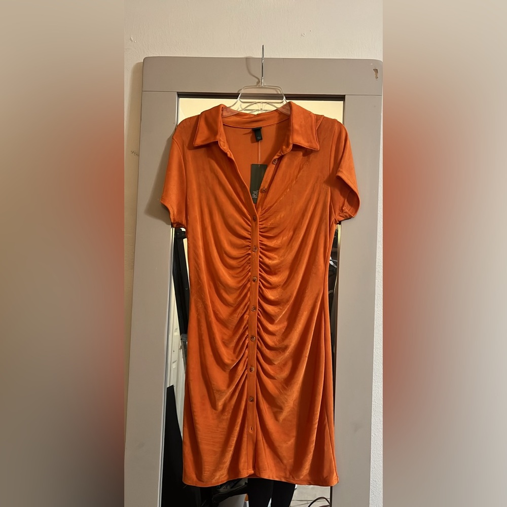 Rust Orange dress